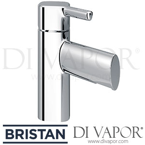 Bristan FLT BAS C Flute Basin Mixer with Clicker Waste Spare Parts